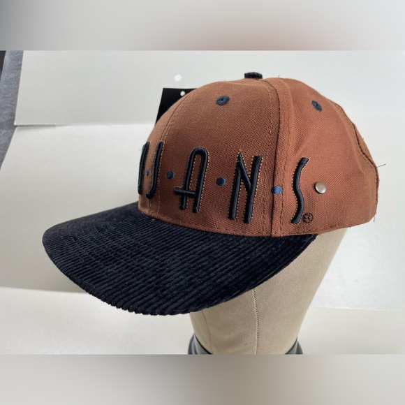 Vintage Rare Trojans College University Brown Hat Cap Raised Embroidery Letters - Picture 4 of 12